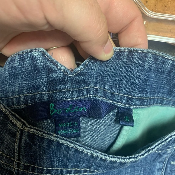 Boden Helton Sailor Jean Shorts with Button Accents - Picture 3 of 3